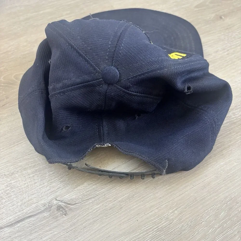 Vintage New Era USS New Jersey BB-62 Snapback Hat Cap Military Navy USA Made Med